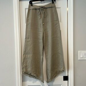 Wide Leg Linen Pants
